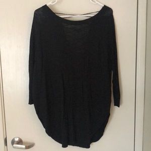 Black Lightweight Sweater